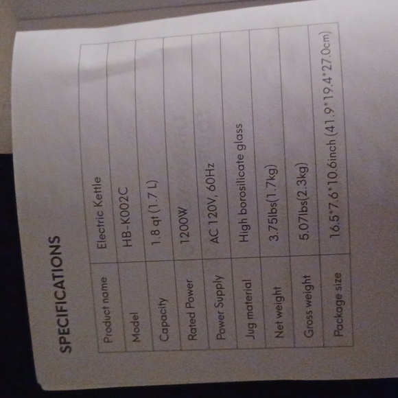 Electric kettle - Picture 7 of 7